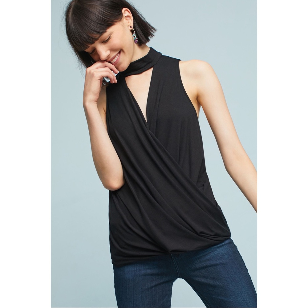 Michael Stars Neck Cutout Top